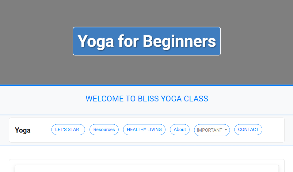 Bliss Yoga Project
